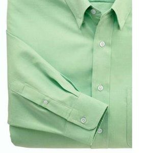 Destinations Men's Two-Tone Twill Long Sleeve Shirt, Margarita Green, XL